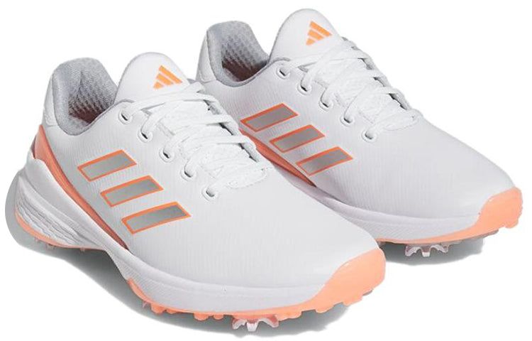(WMNS) Adidas ZG23 Golf Shoes 'Cloud White Silver Metallic Coral Fusion' GZ2176 sold by KicksCrew product image thumbnail 3