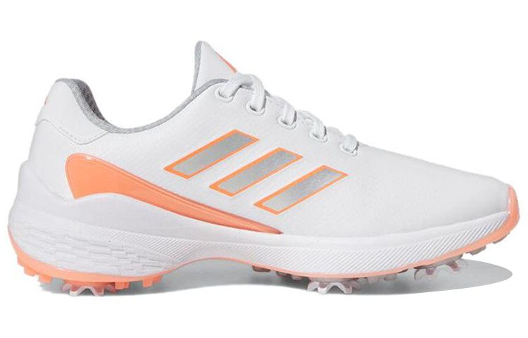 (WMNS) Adidas ZG23 Golf Shoes 'Cloud White Silver Metallic Coral Fusion' GZ2176 sold by KicksCrew product image thumbnail 2