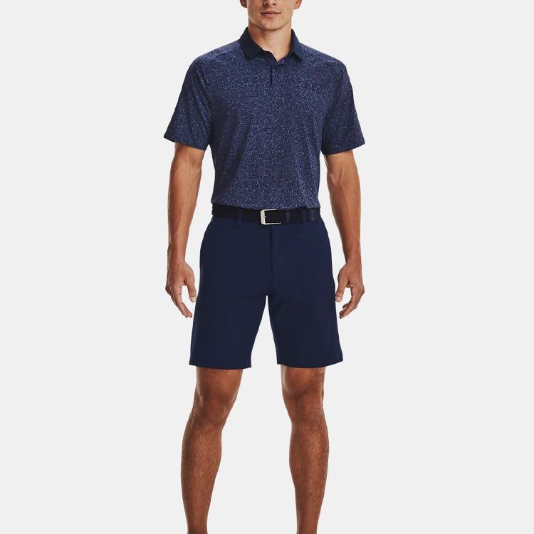 Under Armour Iso-Chill Heather Polo Shirt 'Navy' 1377294-410 sold by KicksCrew product image thumbnail 2