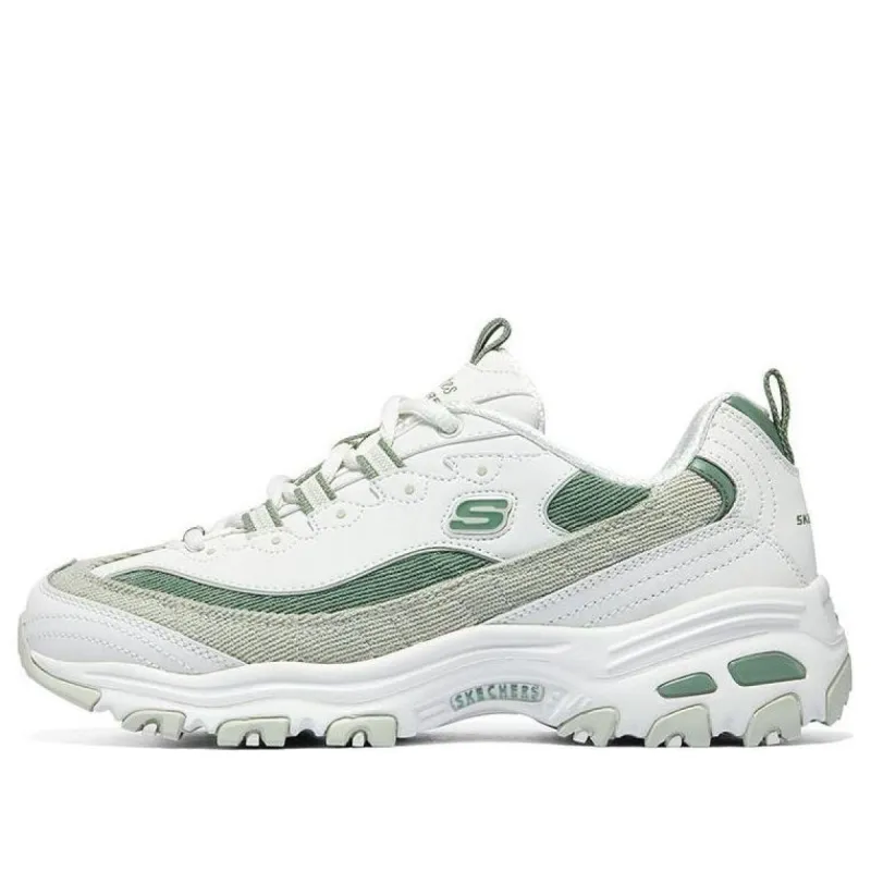 (WMNS) Skechers DLITES 1.0 'White Light Green' 896276-WMNT sold by KicksCrew