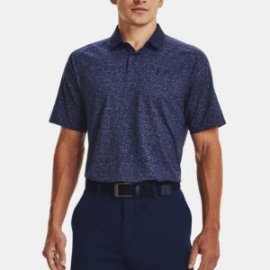 Under Armour Iso-Chill Heather Polo Shirt 'Navy' 1377294-410 sold by KicksCrew