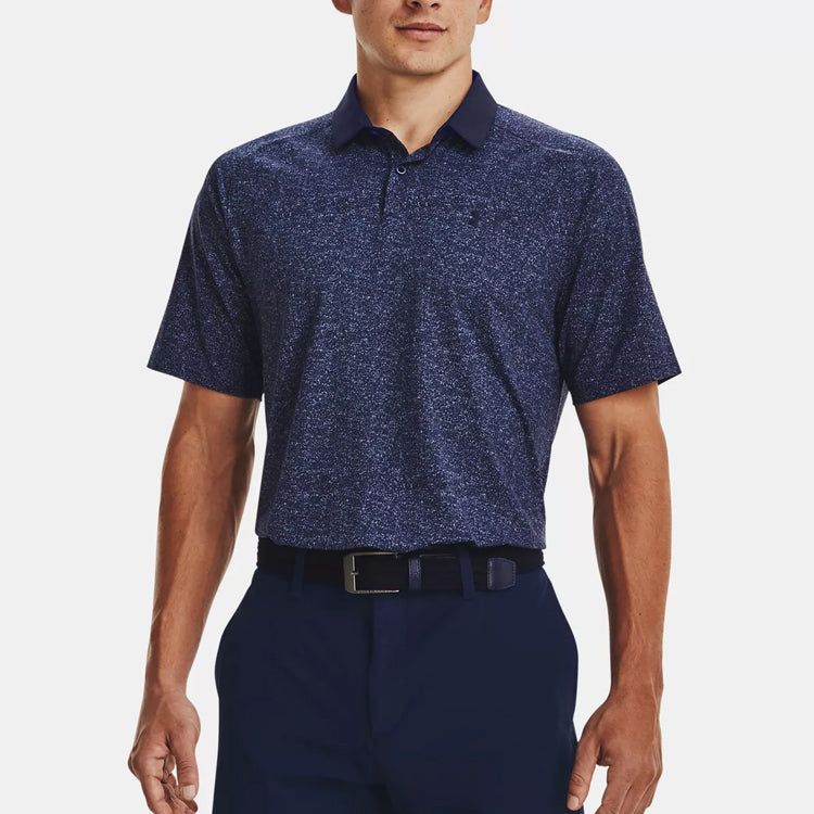 Under Armour Iso-Chill Heather Polo Shirt 'Navy' 1377294-410 sold by KicksCrew product image thumbnail 3