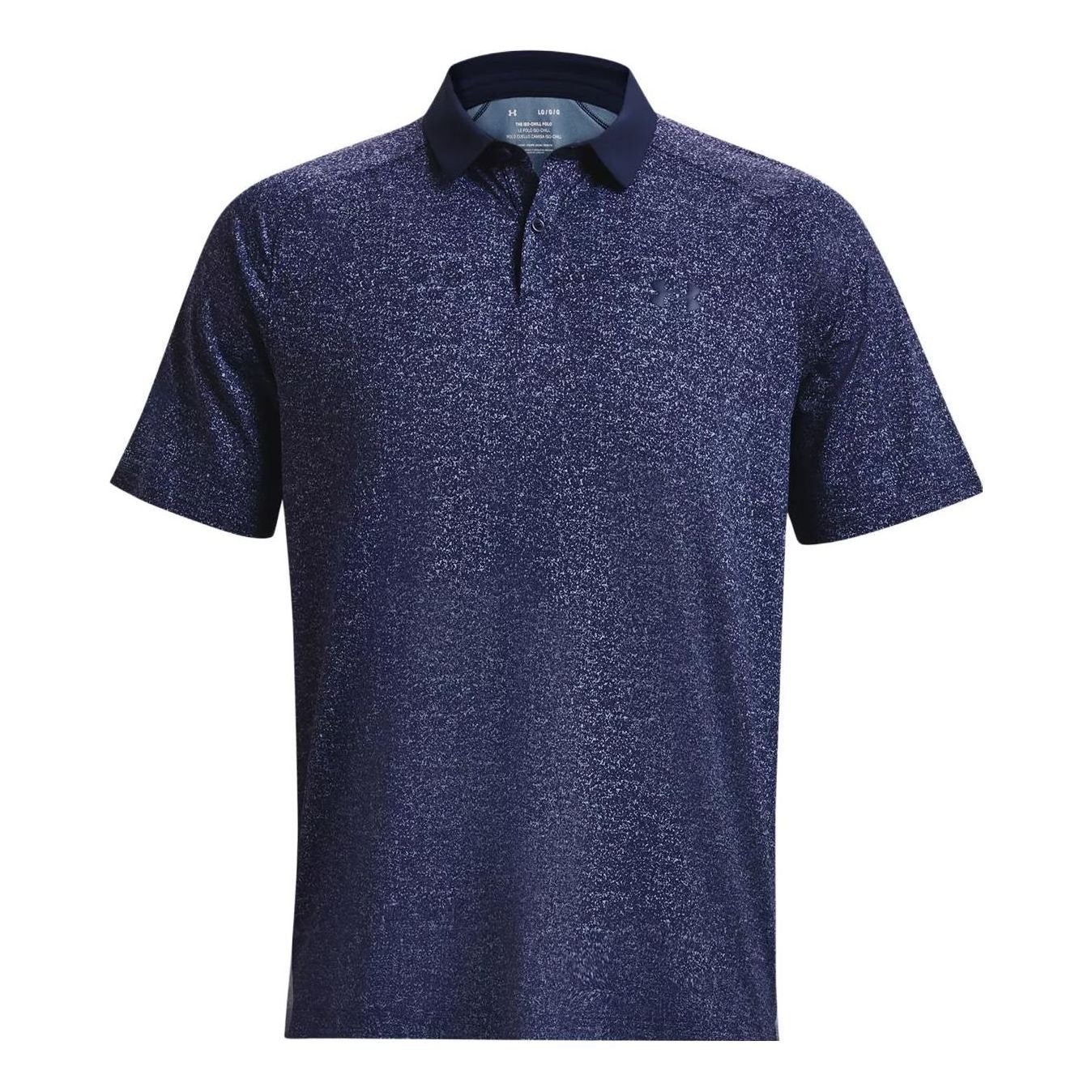 Under Armour Iso-Chill Heather Polo Shirt 'Navy' 1377294-410 sold by KicksCrew