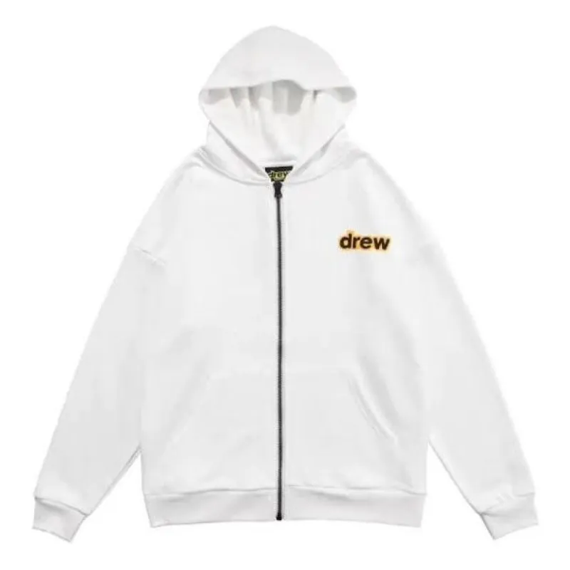 Drew House Sherman Drew Zip-Up Hoodie 'Off White ' DR-SS20-66 sold by KicksCrew
