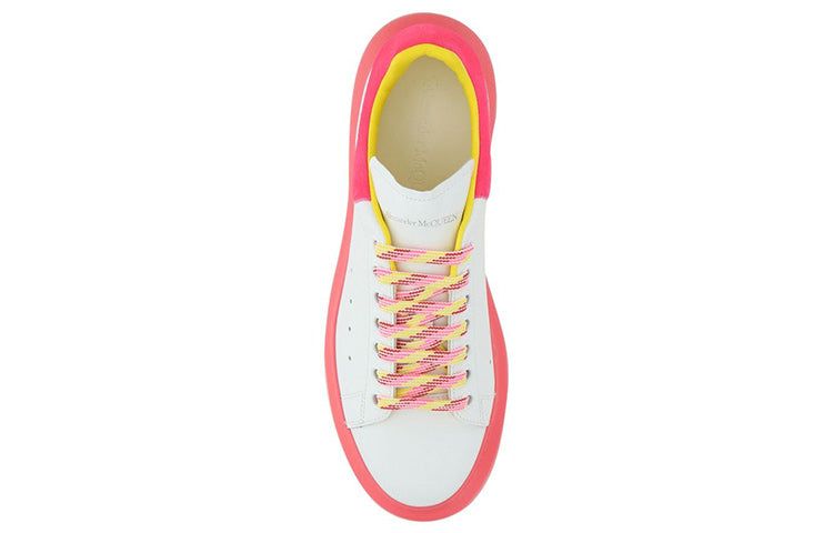 (WMNS) Alexander McQueen Oversized Sneakers 'White Pink Yellow' 553770WIB9N9555 sold by KicksCrew product image thumbnail 4