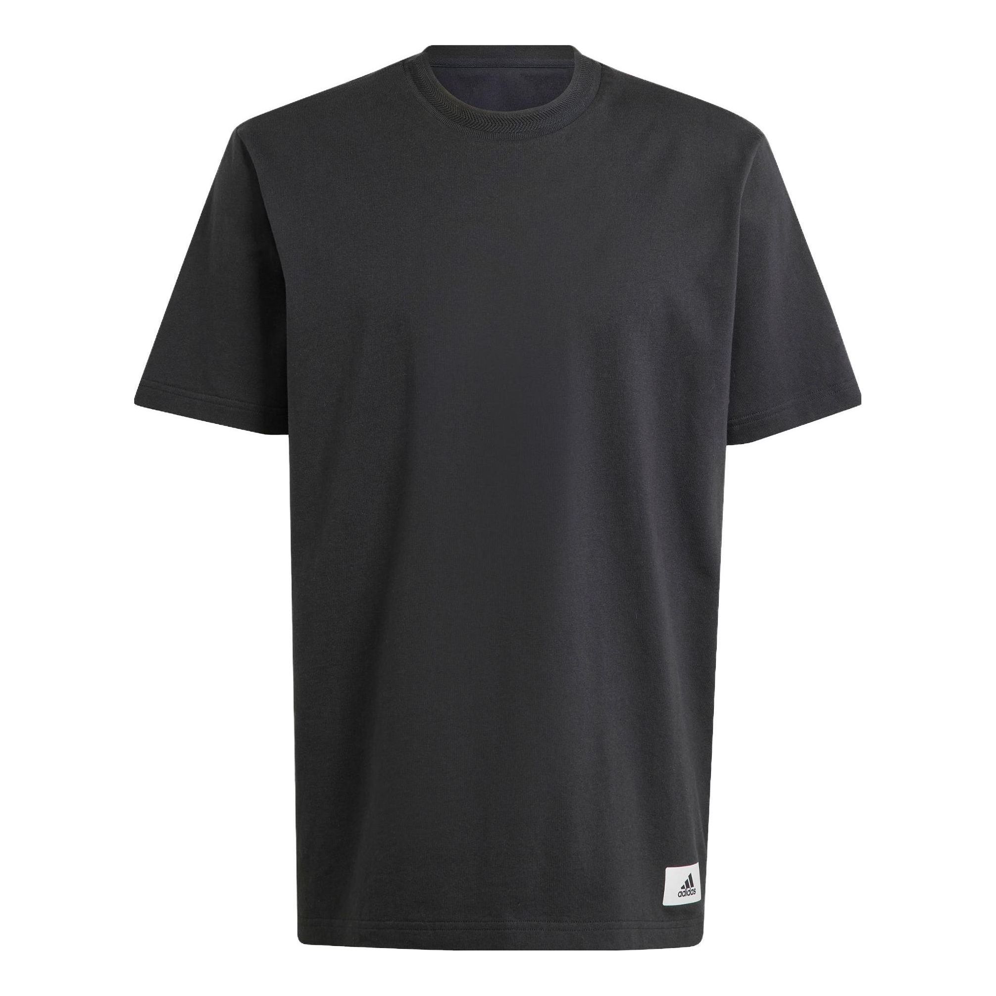adidas Lounge Tee 'Black' IB6165 sold by KicksCrew