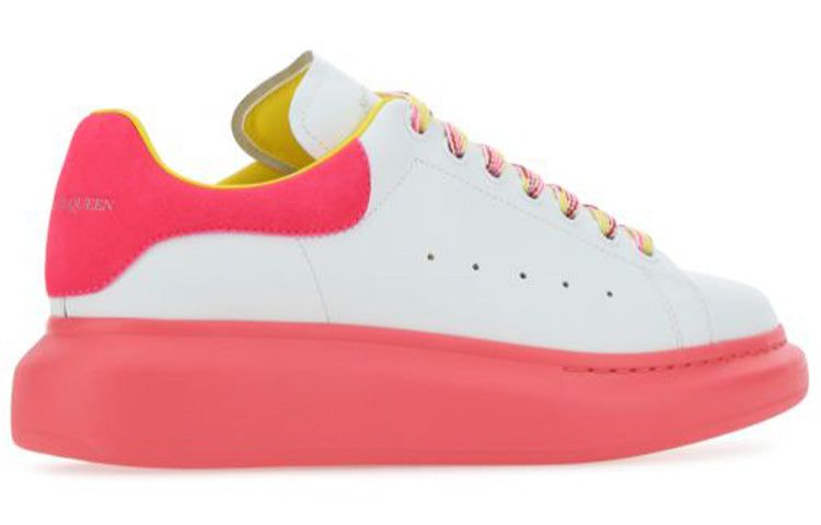 (WMNS) Alexander McQueen Oversized Sneakers 'White Pink Yellow' 553770WIB9N9555 sold by KicksCrew product image thumbnail 3