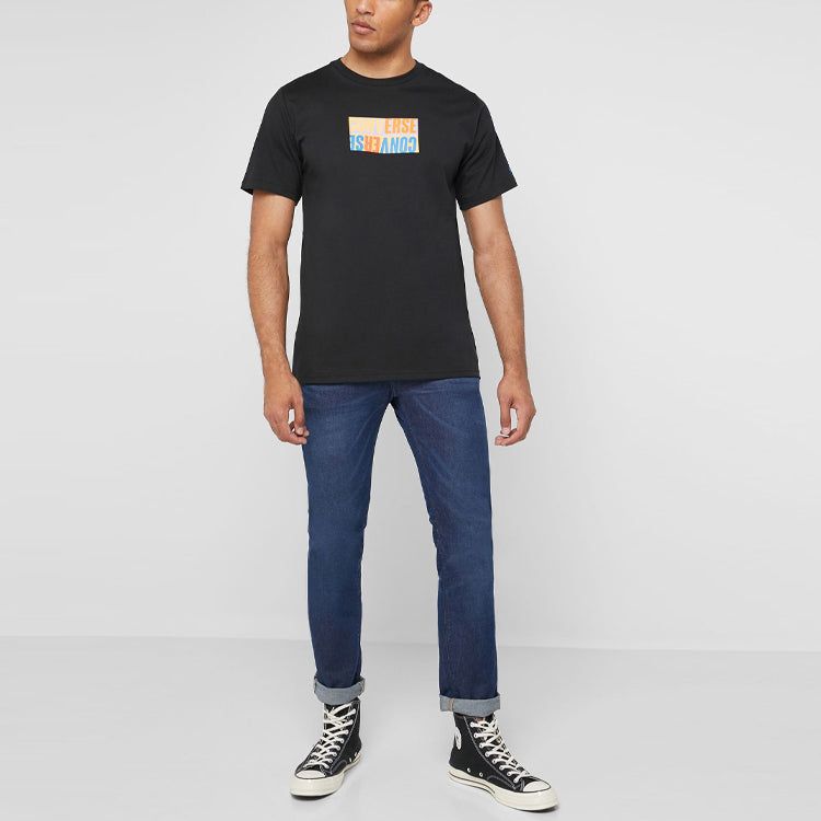 Converse Reverse Box Tee 'Black' 10008541-A05 sold by KicksCrew product image thumbnail 3