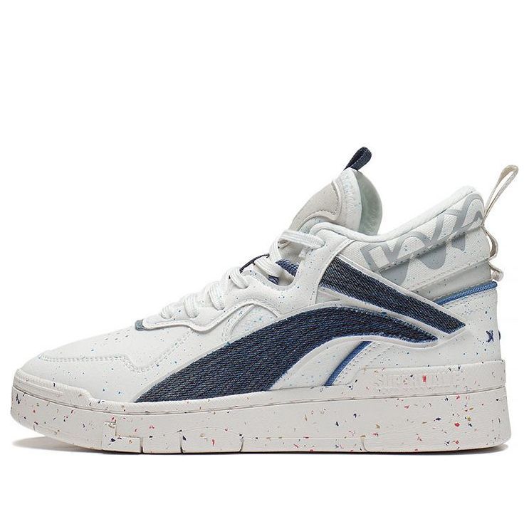(WMNS) Li-Ning Superwave Mid 'White Navy' AGCS106-2 sold by KicksCrew