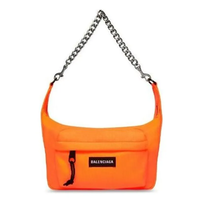 (WMNS) Balenciaga Raver Medium Bag With Chain 'Fluo Orange' 7410802AACO7526 sold by KicksCrew