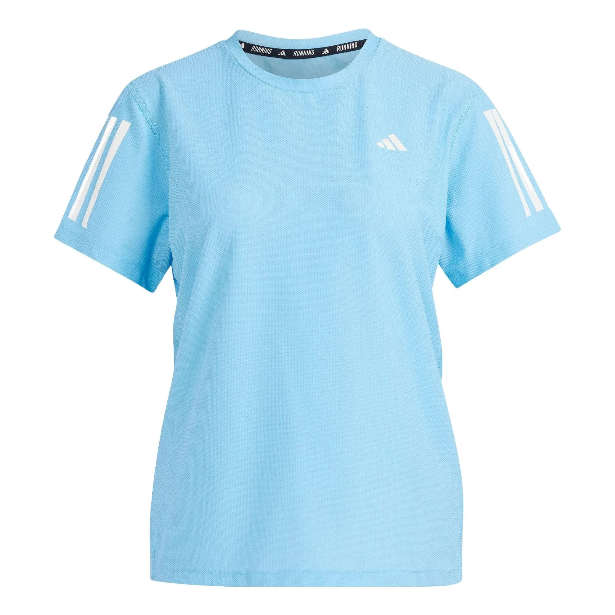 (WMNS) adidas Own The Run T-shirt Asia Sizing 'Light Blue' IN1597 sold by KicksCrew