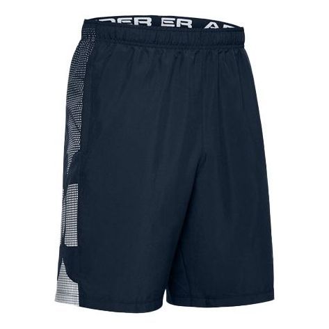 Under Armour Woven Graphic Training Shorts 'College Navy' 1345713-408 sold by KicksCrew
