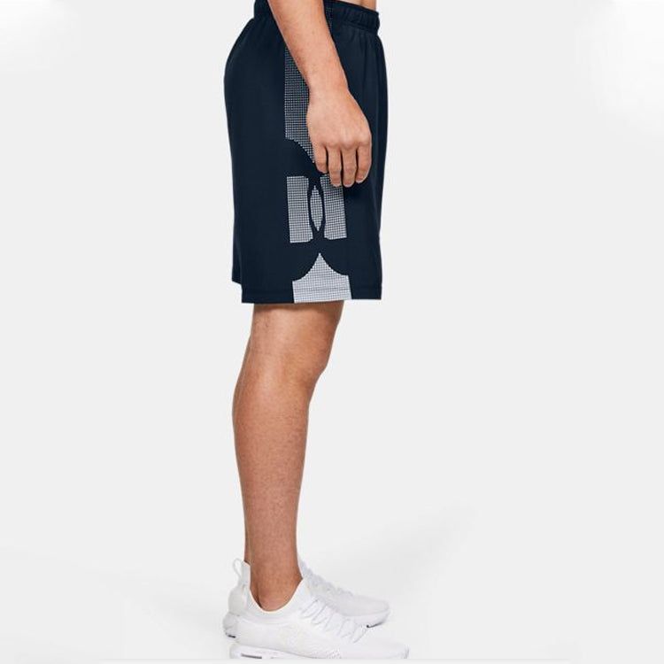Under Armour Woven Graphic Training Shorts 'College Navy' 1345713-408 sold by KicksCrew product image thumbnail 4