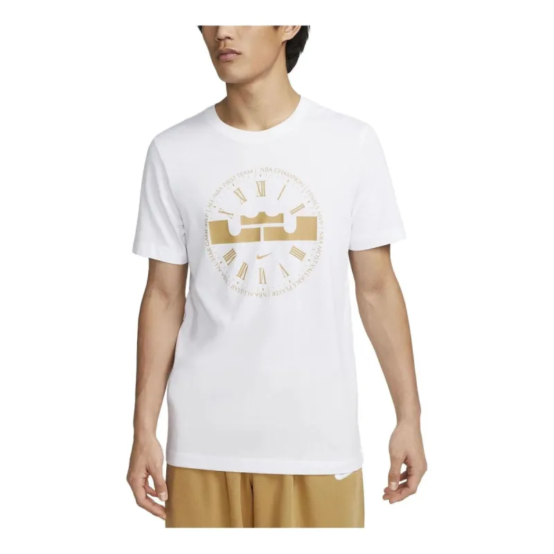 Nike Lebron James DRY-FIT T-shirt 'White' DZ2703-100 sold by KicksCrew