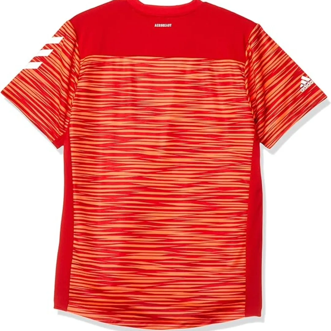 adidas 2nd Uniform ZEBRA Baseball T-Shirt 'Red' FK1462 sold by KicksCrew product image thumbnail 2