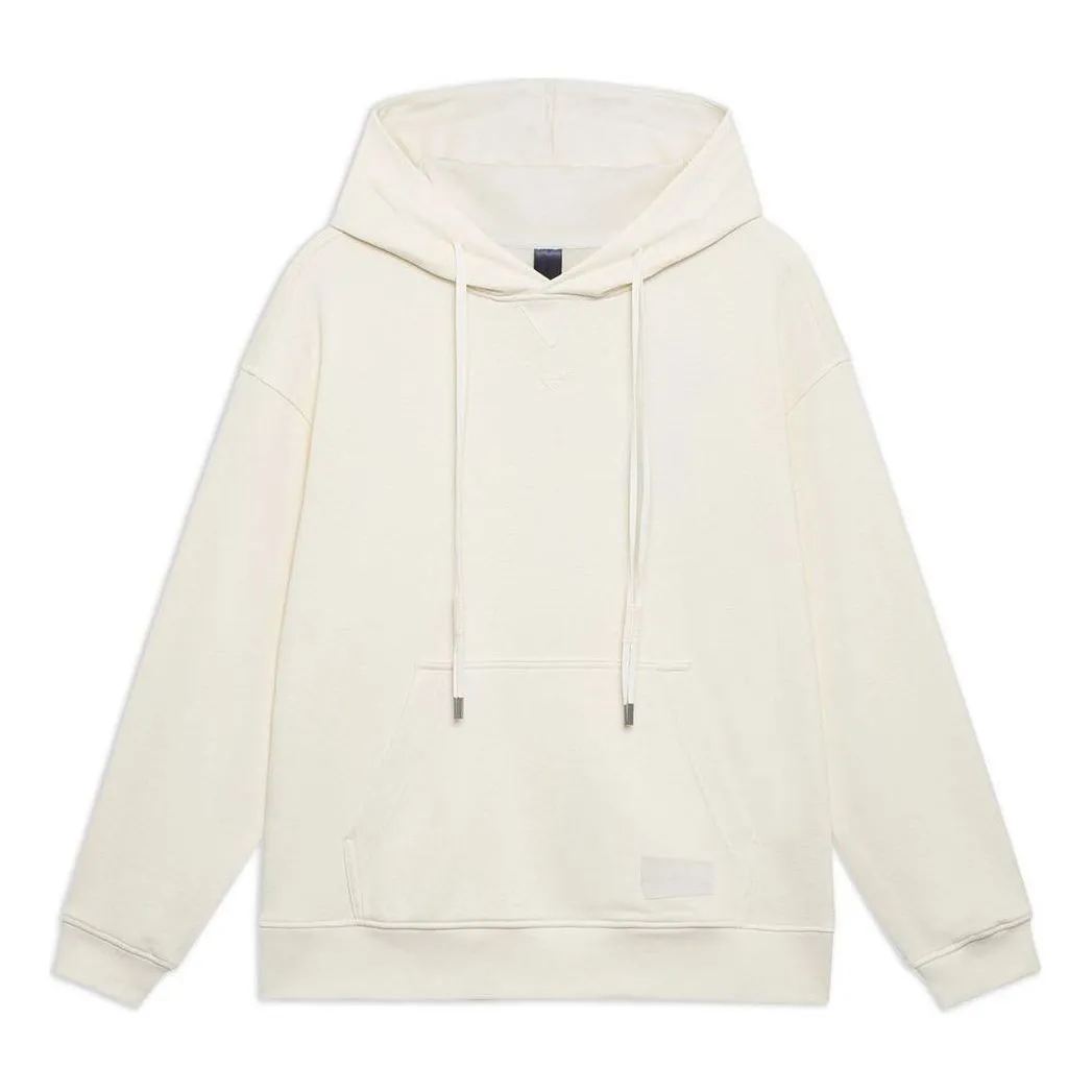 Li-Ning x Jackie Chan Kung Fu Hoodie 'Creamy White' AWDT193-2 sold by KicksCrew