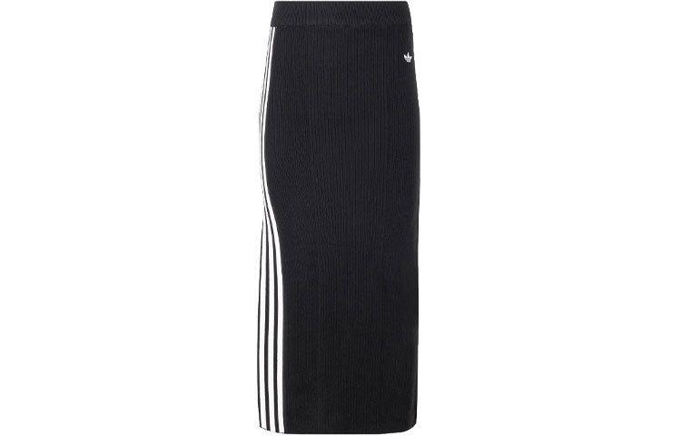 (WMNS) adidas Originals Premium Knit Skirt 'Black' JI7054 sold by KicksCrew product image thumbnail 2
