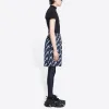 Balenciaga All Over Scribble Shorts 'Indigo' 672410TLLJ48502 sold by KicksCrew