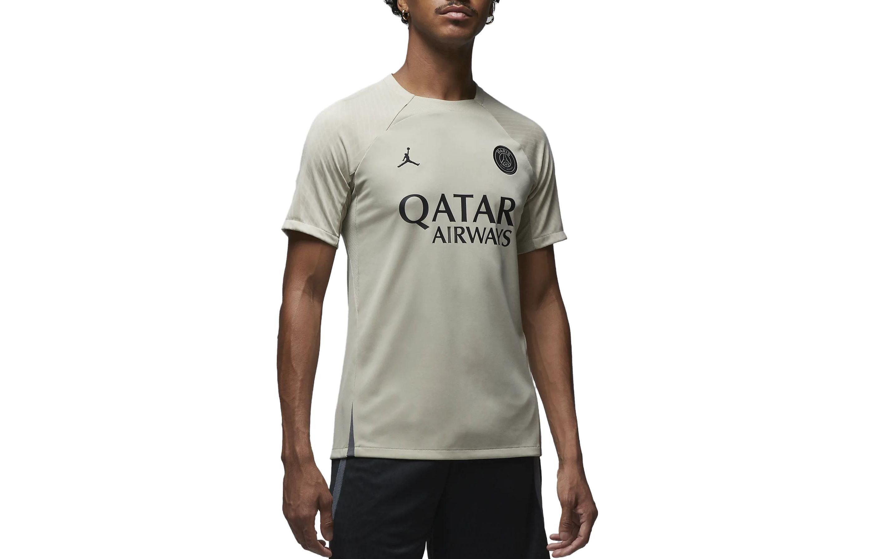 Air Jordan x Paris Saint-Germain Strike Third Dri-FIT Soccer Short-Sleeve Top 'Stone' DZ0786-231 sold by KicksCrew product image thumbnail 2