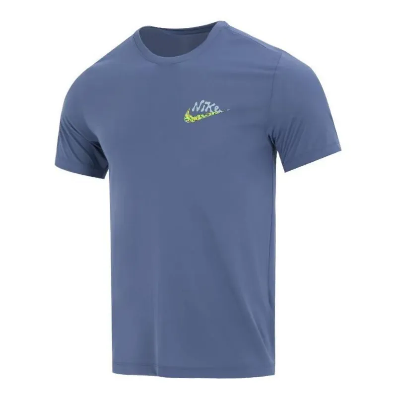 Nike Dri-FIT Fitness T-Shirt 'Blue' FJ2372-491 sold by KicksCrew