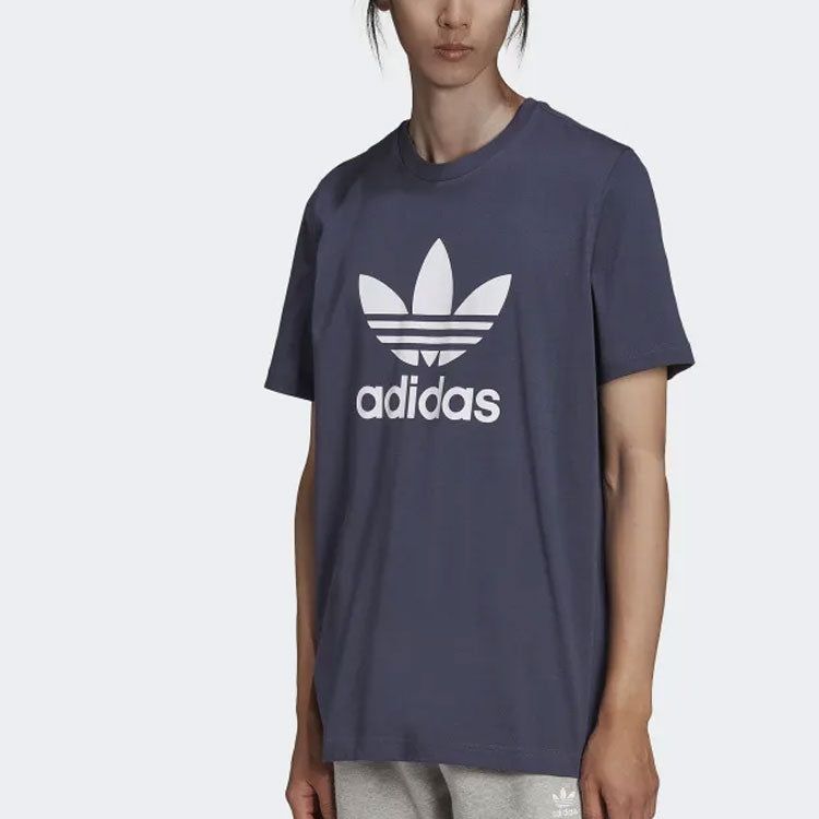 adidas originals Adicolor Classics Trefoil T-shirt 'Shadow Navy' HE9512 sold by KicksCrew product image thumbnail 4