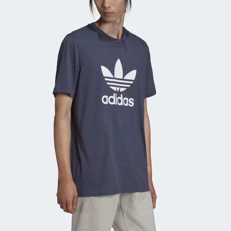 adidas originals Adicolor Classics Trefoil T-shirt 'Shadow Navy' HE9512 sold by KicksCrew product image thumbnail 2