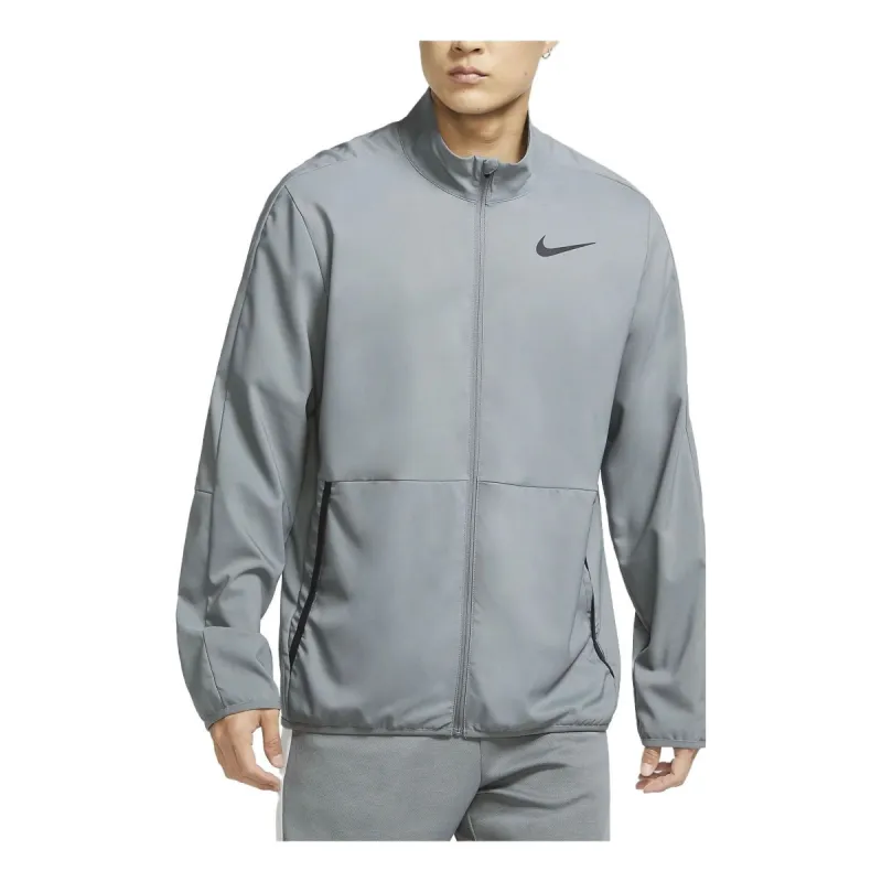 Nike Dri-FIT Woven Training Jacket 'Grey' CU4953-084 sold by KicksCrew