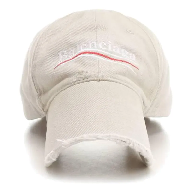 Balenciaga Politcal Campaign Cap 'Beige' 745127410B29977 sold by KicksCrew