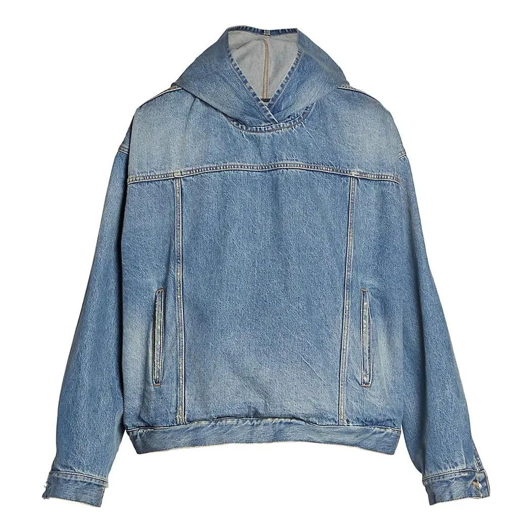 Balenciaga Pull-Over Jacket 'Blue' 719313TNW014268 sold by KicksCrew