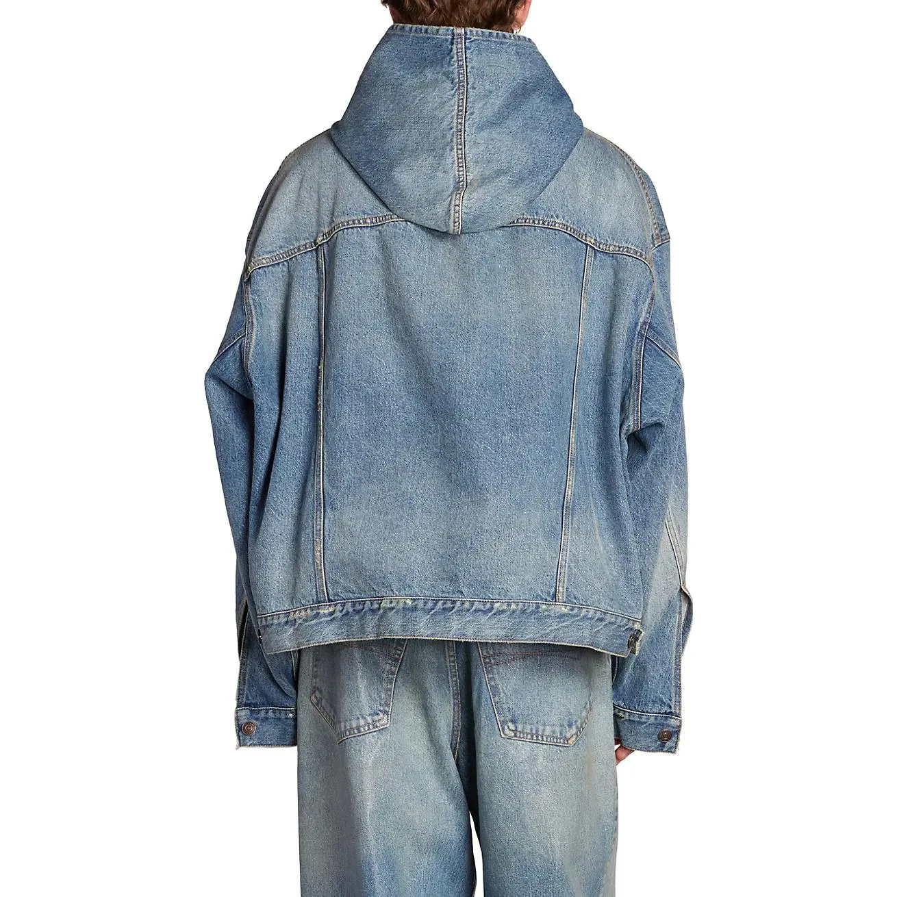 Balenciaga Pull-Over Jacket 'Blue' 719313TNW014268 sold by KicksCrew product image thumbnail 4