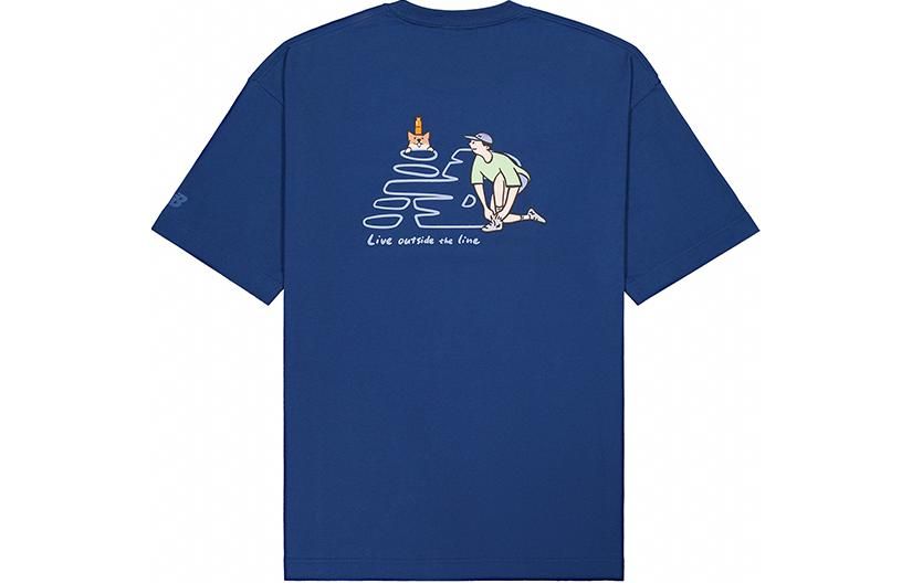 New Balance x PK Graphic T-Shirt 'Blue' NEE26041-DIG sold by KicksCrew product image thumbnail 2
