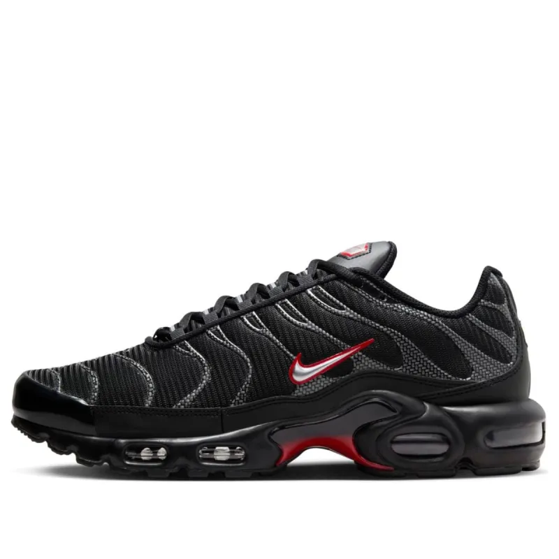 Nike Air Max Plus 'Black University Red Silver' HF4293-001 sold by KicksCrew