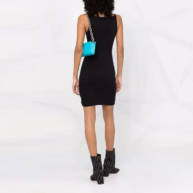 (WMNS) Off-White Off-Stamp Ribbed Dress 'Black' OWDB304C99JER0011001 sold by KicksCrew product image thumbnail 2