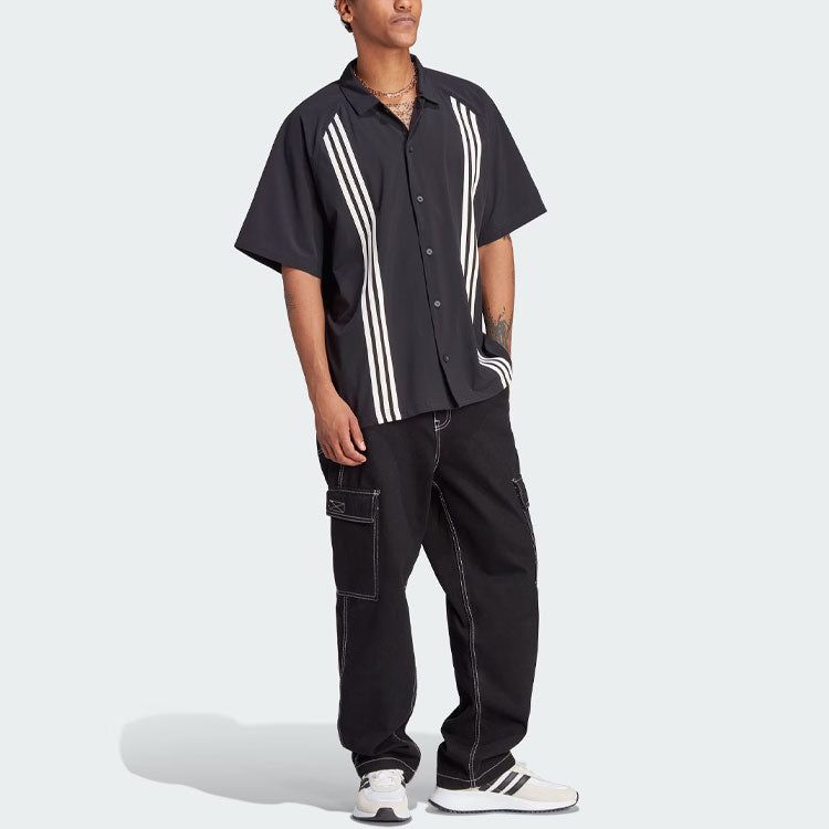 adidas Winter Hack Shirt 'Black' HZ0720 sold by KicksCrew product image thumbnail 4