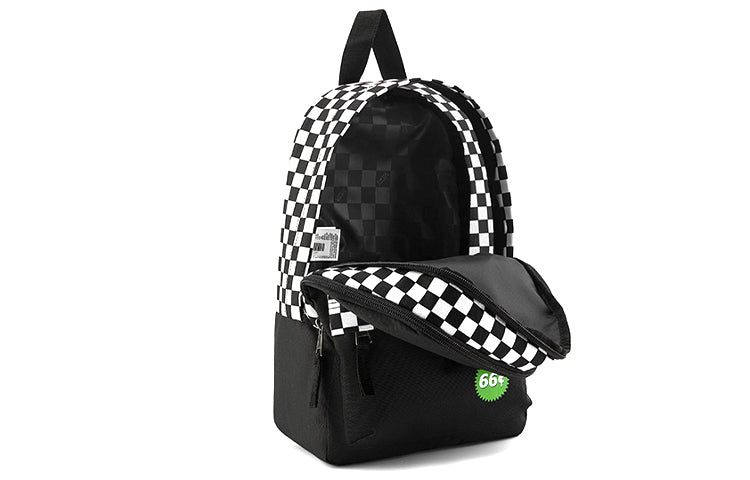Vans Checkerboard Logo Backpack 'Black' VN0A4DROZEK sold by KicksCrew product image thumbnail 3