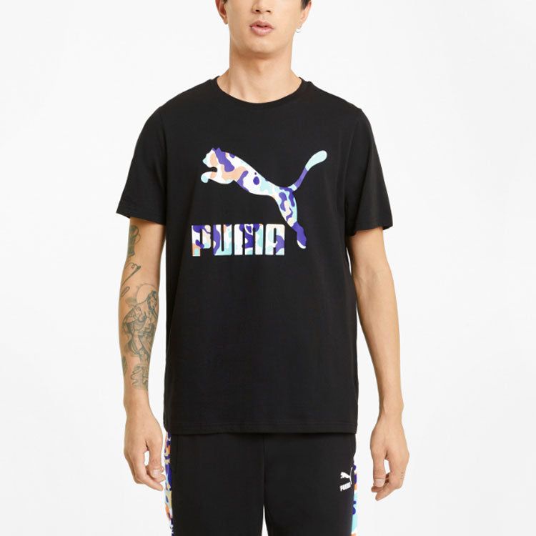PUMA Classics Graphic Infill Tee 'Black' 599821-51 sold by KicksCrew product image thumbnail 4