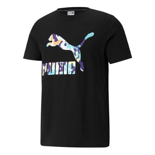 PUMA Classics Graphic Infill Tee 'Black' 599821-51 sold by KicksCrew
