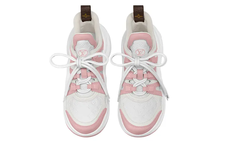 (WMNS) LOUIS VUITTON LV Archlight Sneakers 'White Pink' 1ABP72 sold by KicksCrew product image thumbnail 3