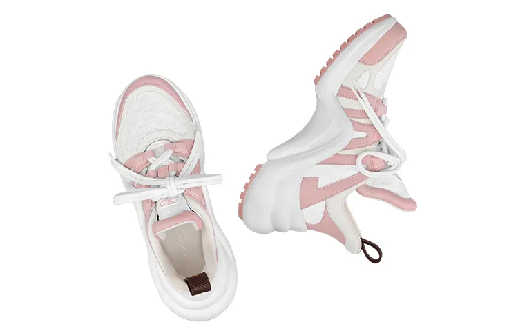 (WMNS) LOUIS VUITTON LV Archlight Sneakers 'White Pink' 1ABP72 sold by KicksCrew product image thumbnail 5