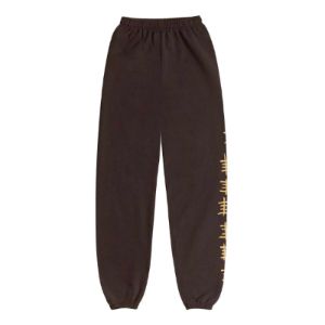 Travis Scott Cactus Jack x McDonalds Smile Sweatpants 'Brown' TC-282 sold by KicksCrew