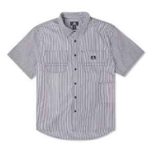 Converse Striped Woven Carpenter Button Down 'Grey' 10023411-A02 sold by KicksCrew
