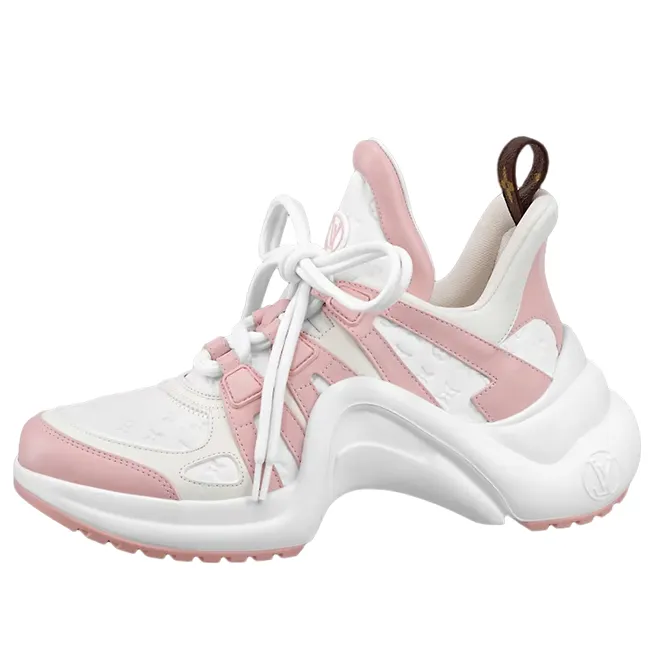 (WMNS) LOUIS VUITTON LV Archlight Sneakers 'White Pink' 1ABP72 sold by KicksCrew