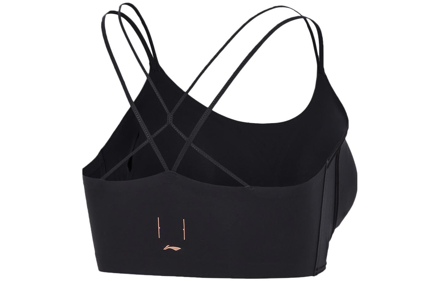 (WMNS) Li-Ning Yoga Sports Bra 'Black' AUBT004-3 sold by KicksCrew product image thumbnail 2