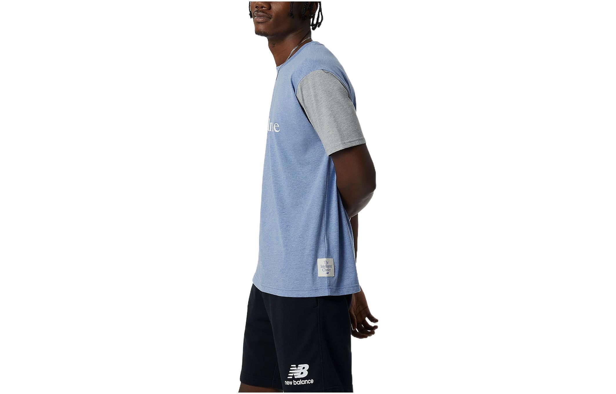 New Balance Essentials Pure Balance T-shirt 'Light Blue' MT21566-NHR sold by KicksCrew product image thumbnail 2