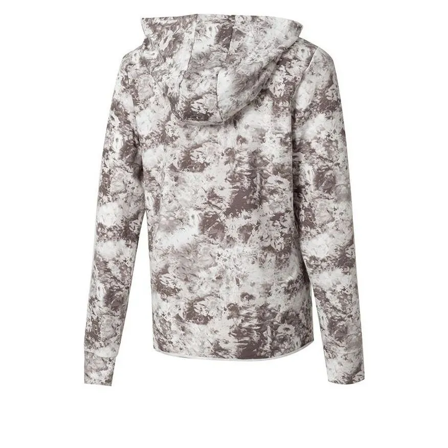 (WMNS) Under Armour Rival Terry Printed Hoodie 'White Brown' 1373035-592 sold by KicksCrew product image thumbnail 2