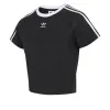 (WMNS) adidas Adicolor 3-Stripes Cali T-Shirt 'Black White' JC8703 sold by KicksCrew