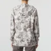 (WMNS) Under Armour Rival Terry Printed Hoodie 'White Brown' 1373035-592 sold by KicksCrew