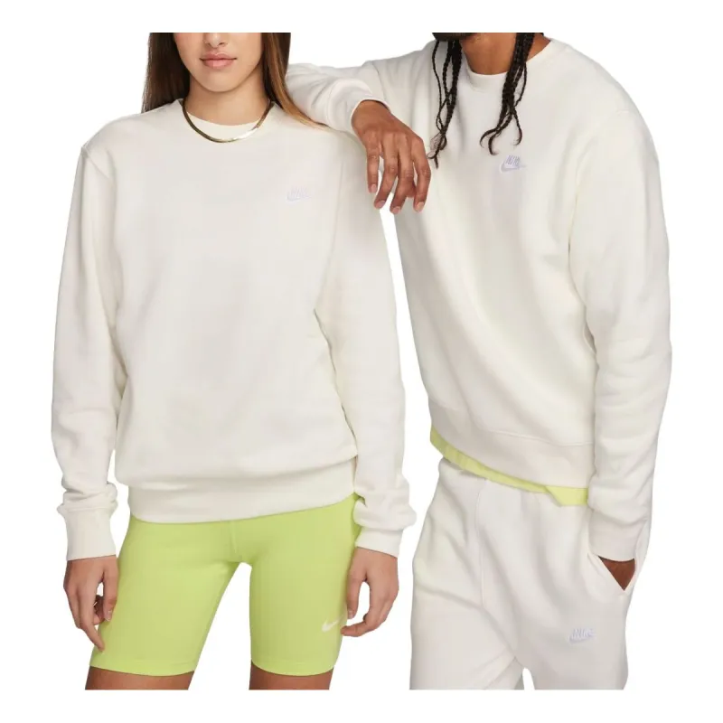 Nike Sportswear Club Fleece Crewneck Sweatshirt 'Sail White' BV2662-133 sold by KicksCrew