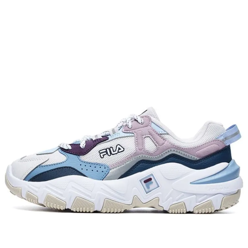(WMNS) FILA Ray Tracer 2 Retro Shoes 'White Blue Pink' F12W232140FNA sold by KicksCrew