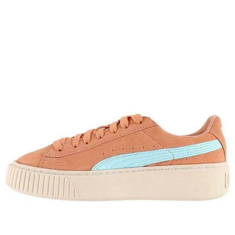 (GS) Puma Suede Platform 'Snake - Dusty Coral' 363906-09 sold by KicksCrew